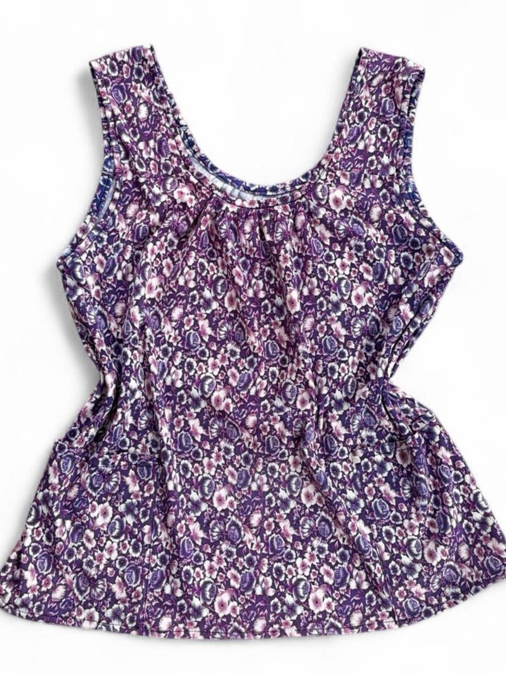 Women’s Purple Floral Tank Top